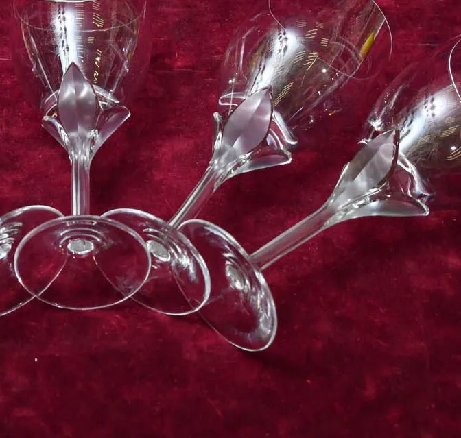 Редкость! Хрустальные Бокалы для Вина «IRIS», Rosenthal Studio Line, Германия -1969 год.