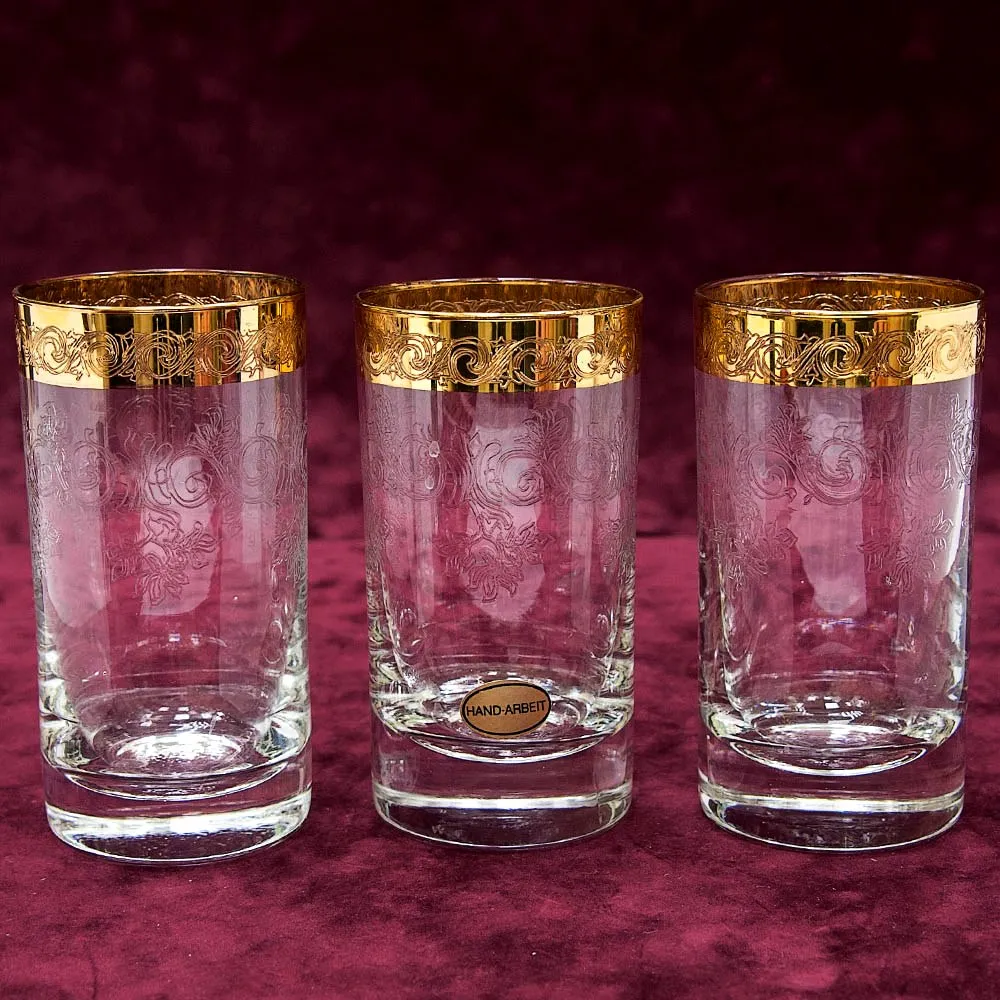 Набор из 6-ти Хрустальных Стаканов, Murano Италия, середина ХХ века.