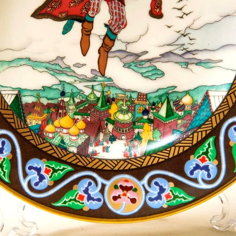 «Марья Моревна» - Коллекционная Тарелка «Русские Сказки»  Фарфор, Villeroy&Boch Германия -1990 год.