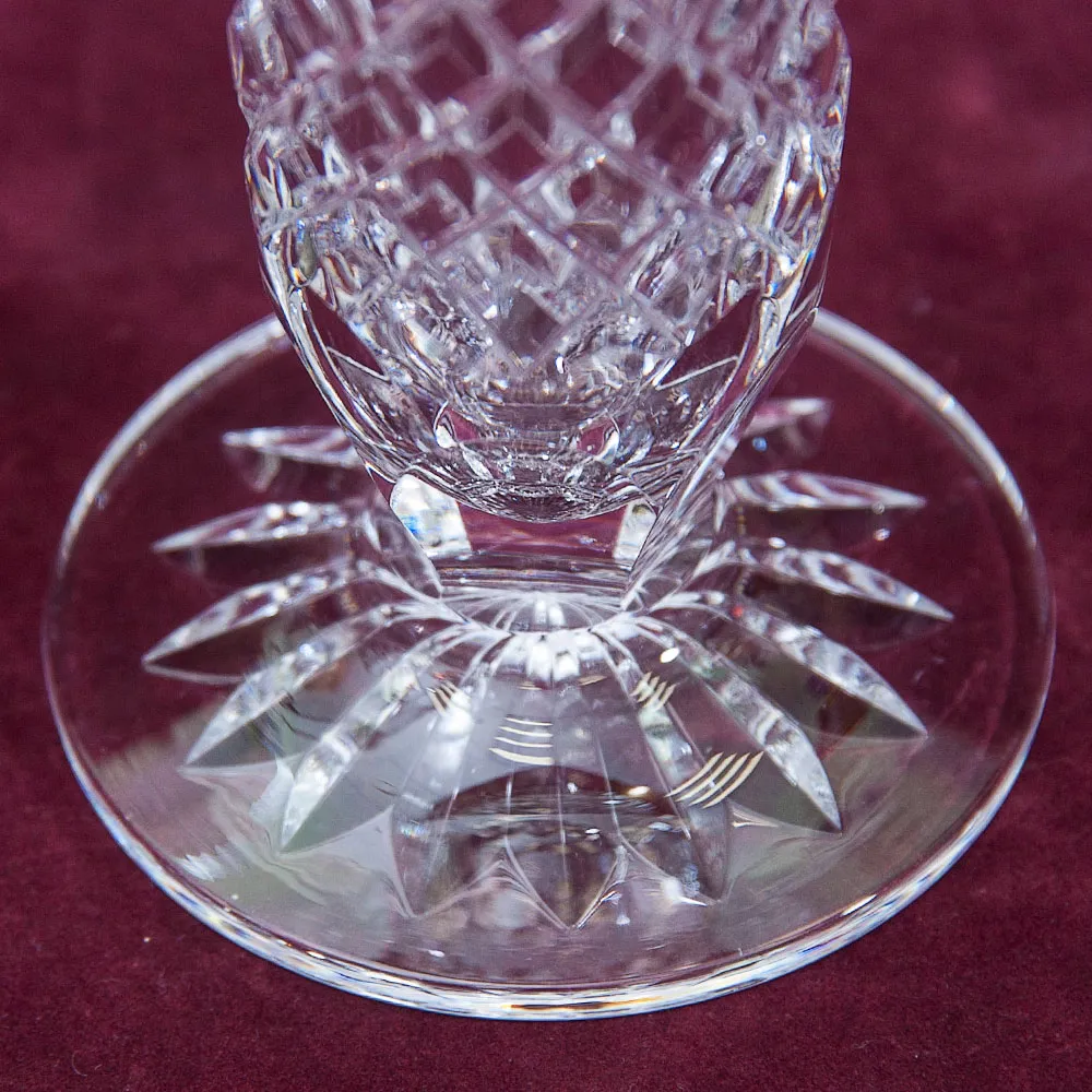 Хрустальная Ваза с Золотым кантом, Н - 20 см., SCHONBORNER, Германия 60-е гг.