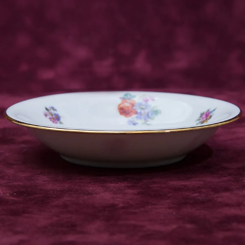 Коллекционная Чайная фарфоровая тройка - «ЛЕТО» Furstenberg, Германия 50 -егоды ХХ века.