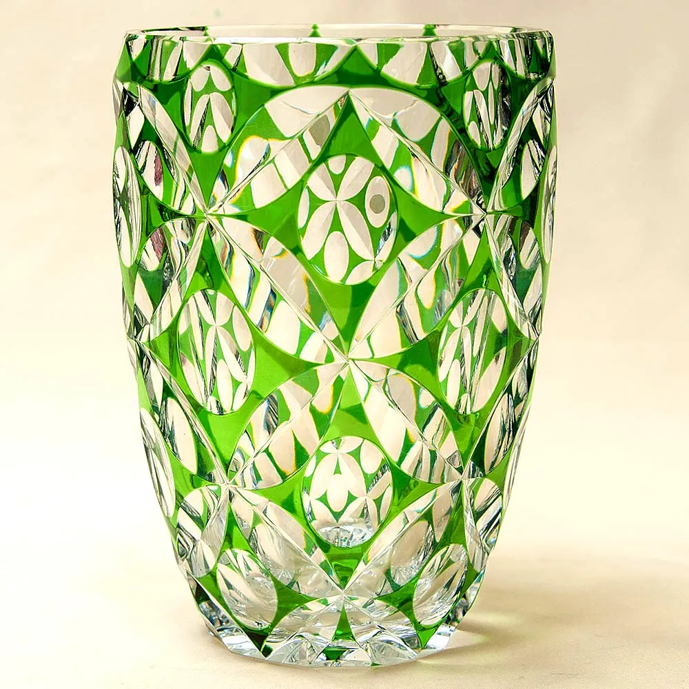 Коллекционая Хрустальная Ваза SPODE Crystal Германия 60-е годы. Н - 20 см.