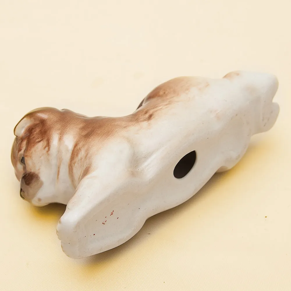 Фарфоровая статуэтка Собака «Чау-Чау», ЛФЗ СССР - 1964 год.