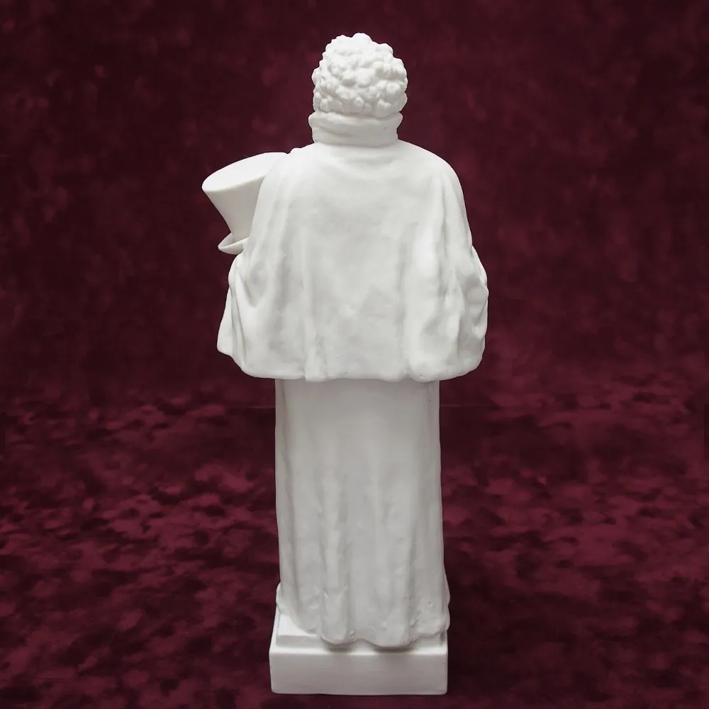 Коллекционная статуэтка "Пушкин перед дуэлью", Бисквитный Фарфор, СССР ДФЗ Вербилки, 30-е гг.