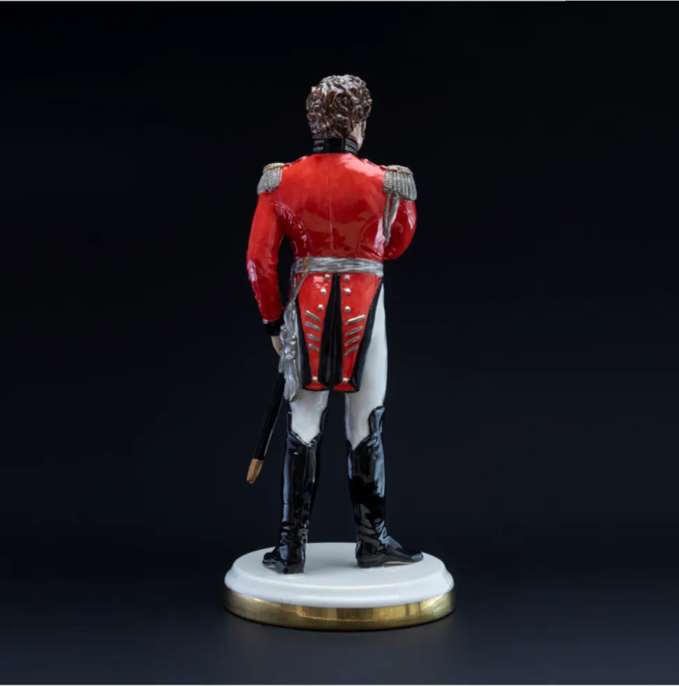 Коллекционная Авторская Статуэтка «Генералы Отечественной Войны 1812 года - Уваров Ф.П.», фарфор, Россия. 