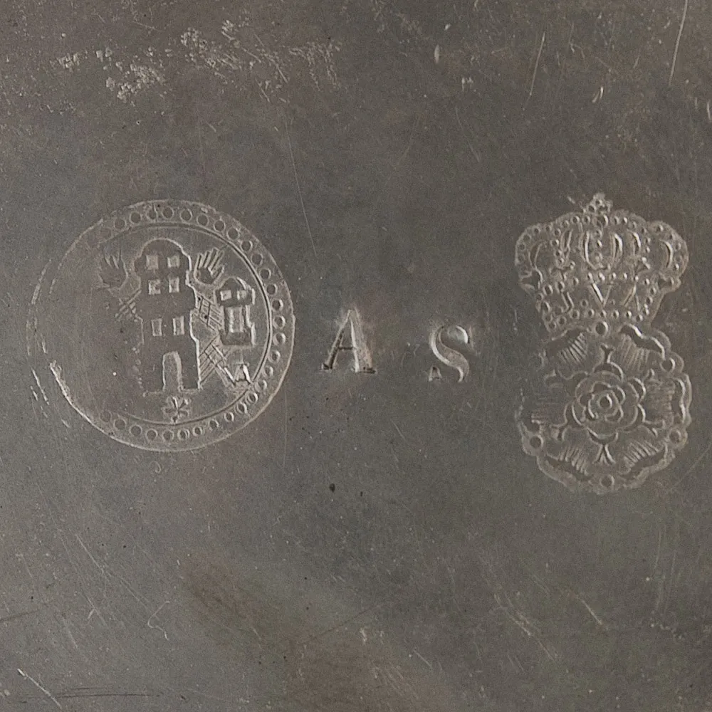 Антикварный Классический Большой Оловянный Кофейник на 3 литра. Бельгия,  ХIХ век.