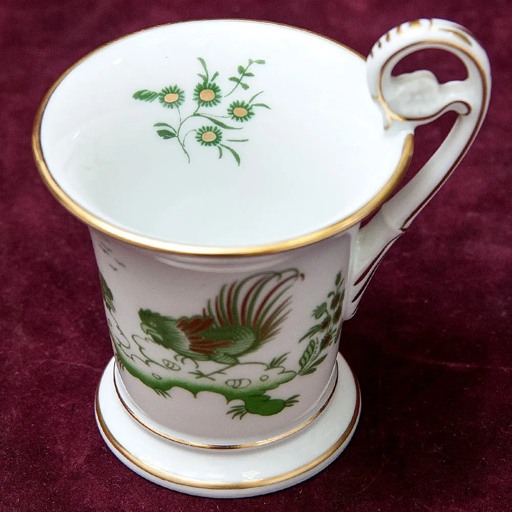 Коллекционная Кофейная Пара «Петухи» Фарфор RICHARD GINORI, Италия 70-е годы ХХ века.