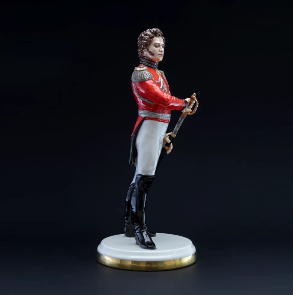 Коллекционная Авторская Статуэтка «Генералы Отечественной Войны 1812 года - Уваров Ф.П.», фарфор, Россия. 