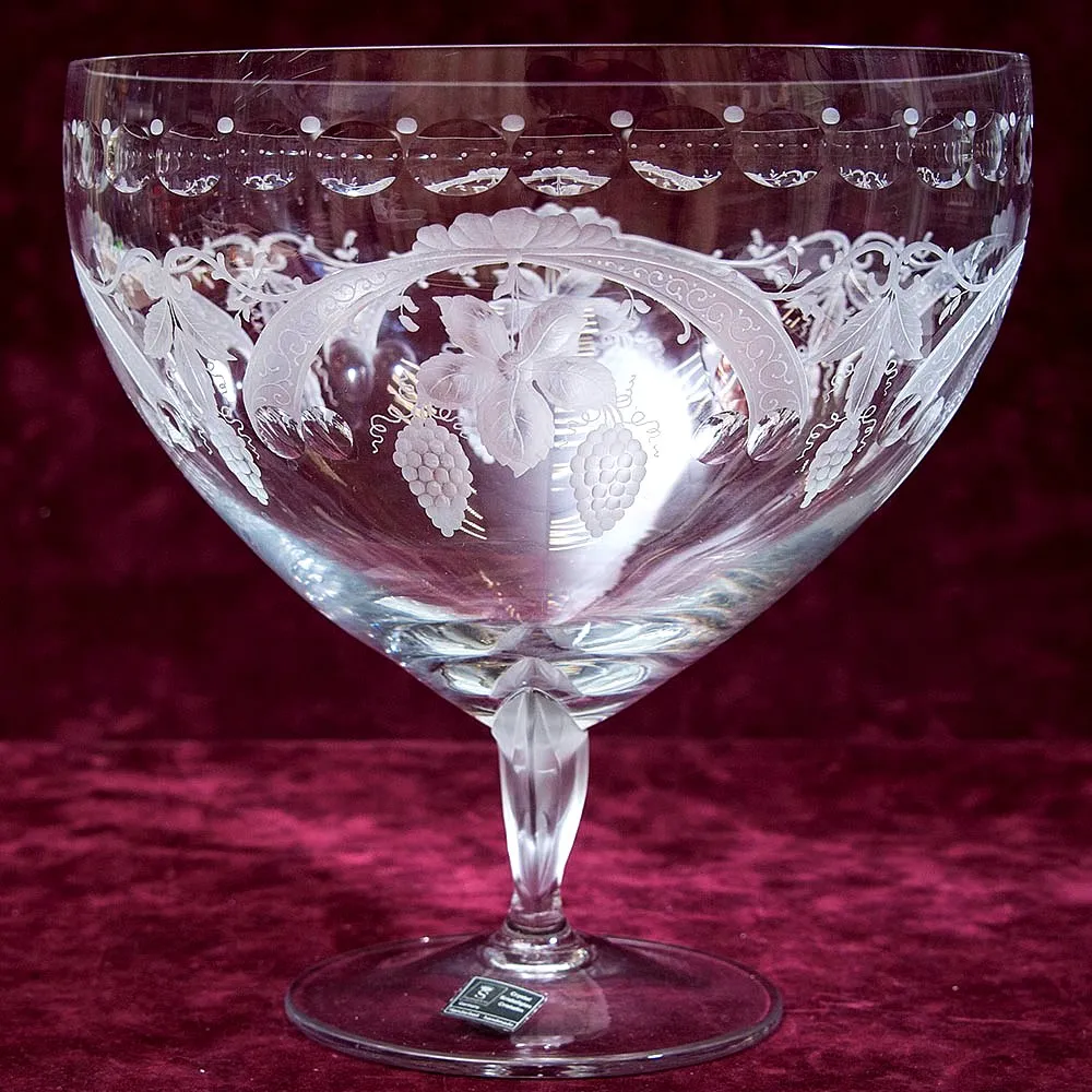 Винтажная Конфетница - Фруктовница - Ваза, Хрусталь Spiegelau Crystal Германия 60 -е гг.