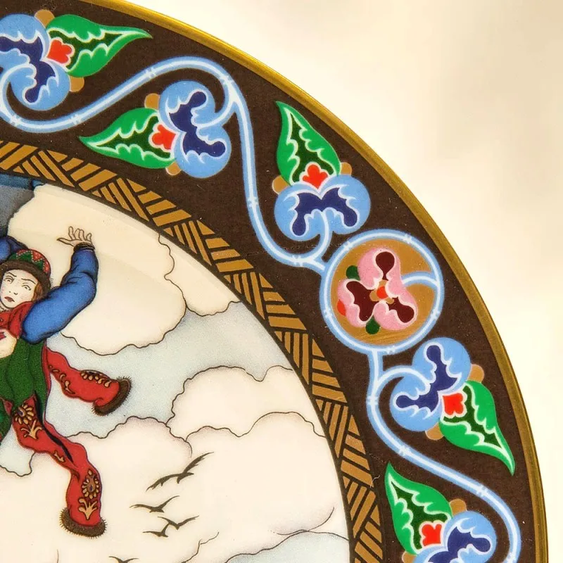 «Марья Моревна» - Коллекционная Тарелка «Русские Сказки»  Фарфор, Villeroy&Boch Германия -1990 год.