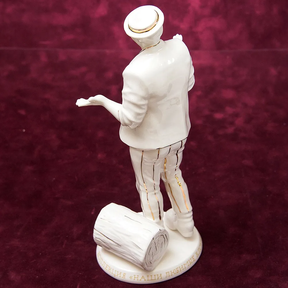 Авторская Коллекционная Фарфоровая Статуэтка Клоун - «Юрий Никулин» Россия.