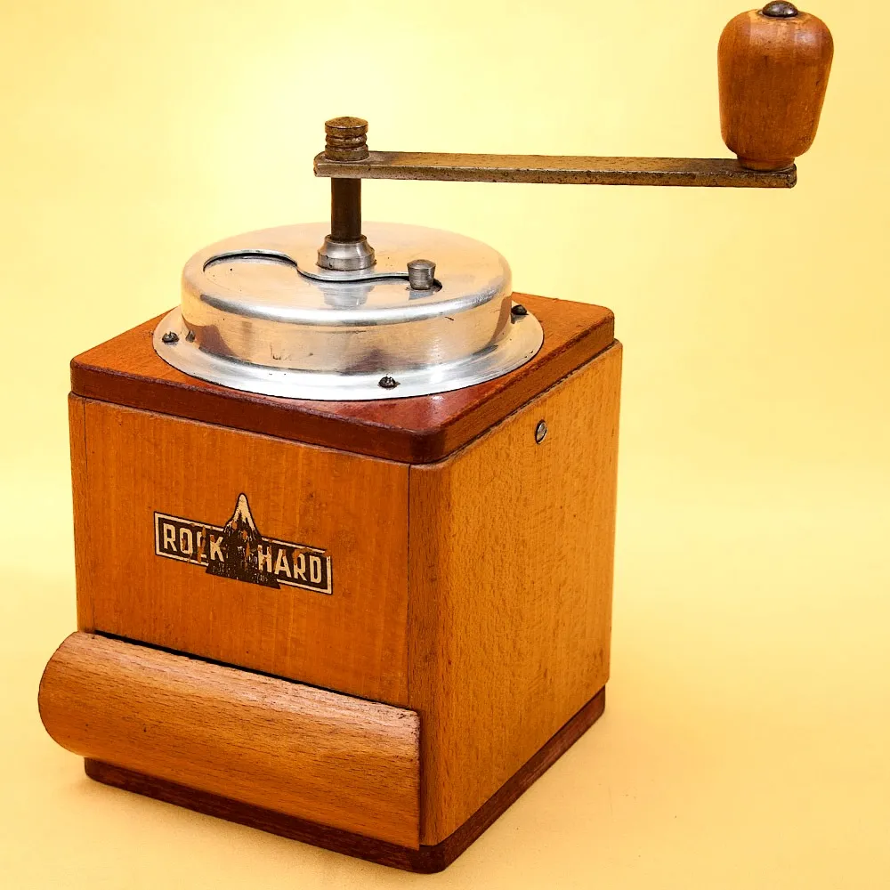 Коллекционная Ручная Механическая Кофемолка ROCK HARD, США - середина ХХвека.