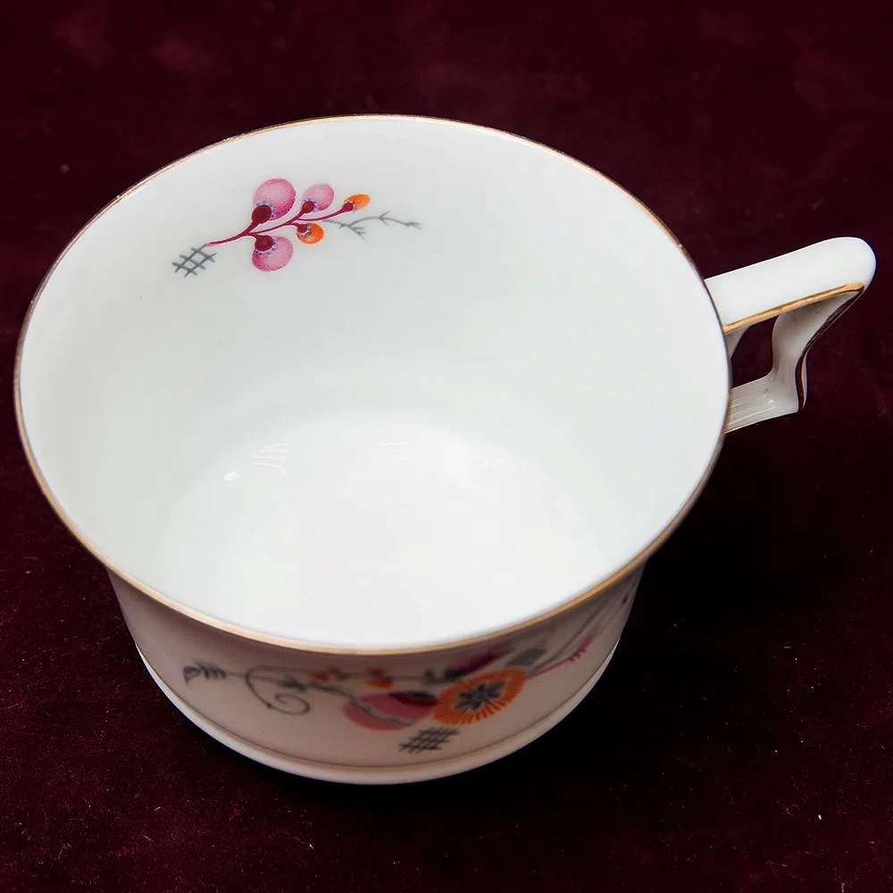 Чайный сервиз «TIRANA» на 4-е персоны Фарфор Розенталь / Rosenthal Германия -1930 год.