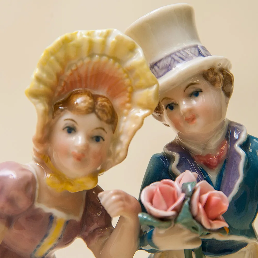 Редкость!!! Фарфоровая Статуэтка «Букет для Мамы», Карл Энс / Karl Ens, Германия, 30-е гг.