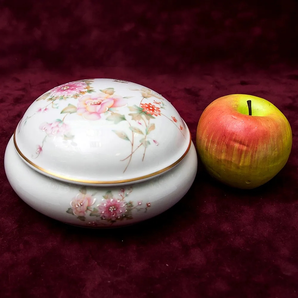 Шкатулка «Цветочная Нежность № 6» Фарфор Лимож Limoges Франция