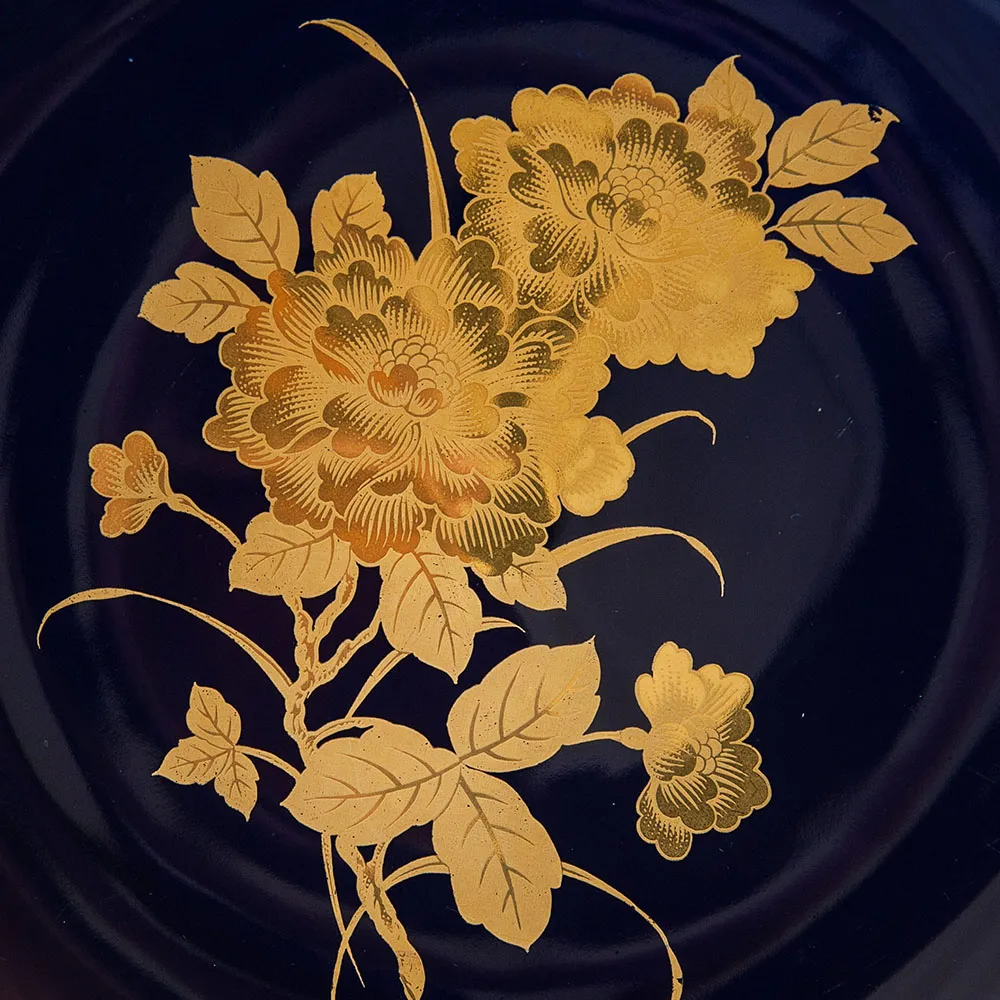 Коллекционное Сервировочное Блюдо - Тарелка  Фарфор Кобальт VOHENSTRAUSS Германия.