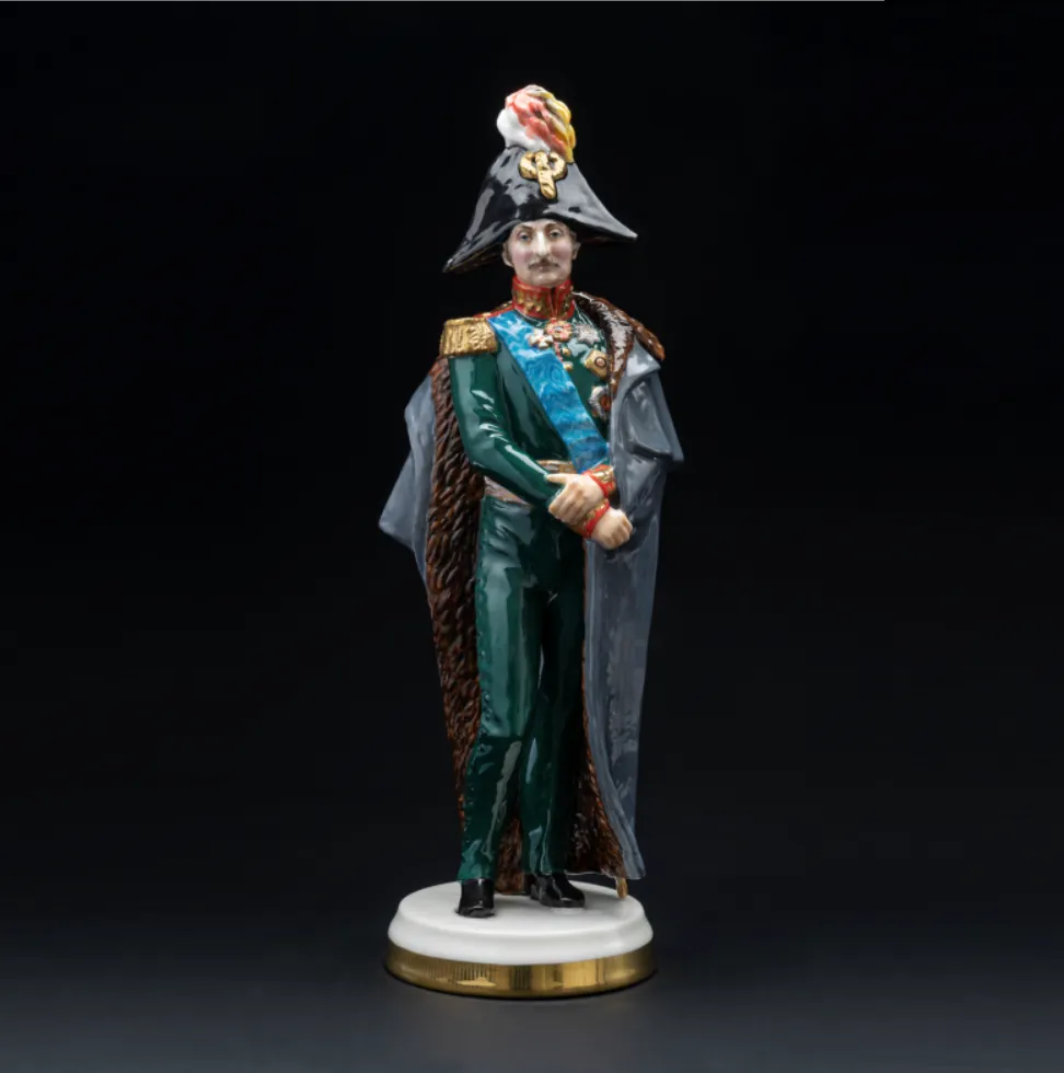 Коллекционная Авторская Статуэтка «Генералы Отечественной Войны 1812 года - Витгенштейн П.Х.», фарфор, Россия.