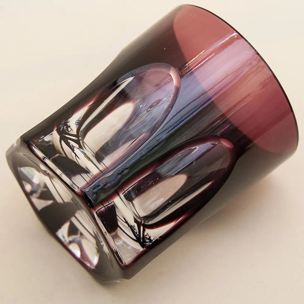 Набор для Виски Графин и 4-е Стакана серия «ANTIKA» Цветной Хрусталь, NACHTMANN Германия, 70 -е годы.