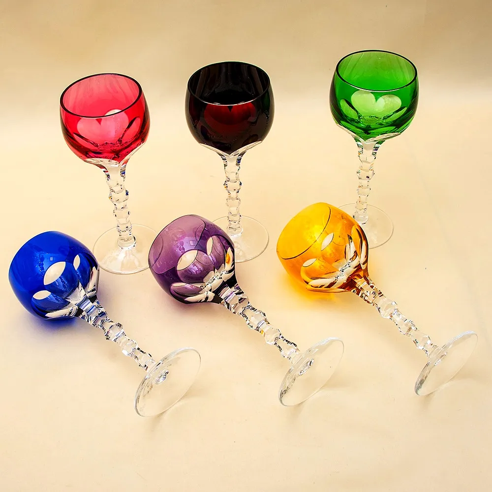 Бокалы 6 -ть штук серия «ELIZA» Хрусталь, JOSEPHINENHUTTE Германия, 60 -е годы ХХ века.