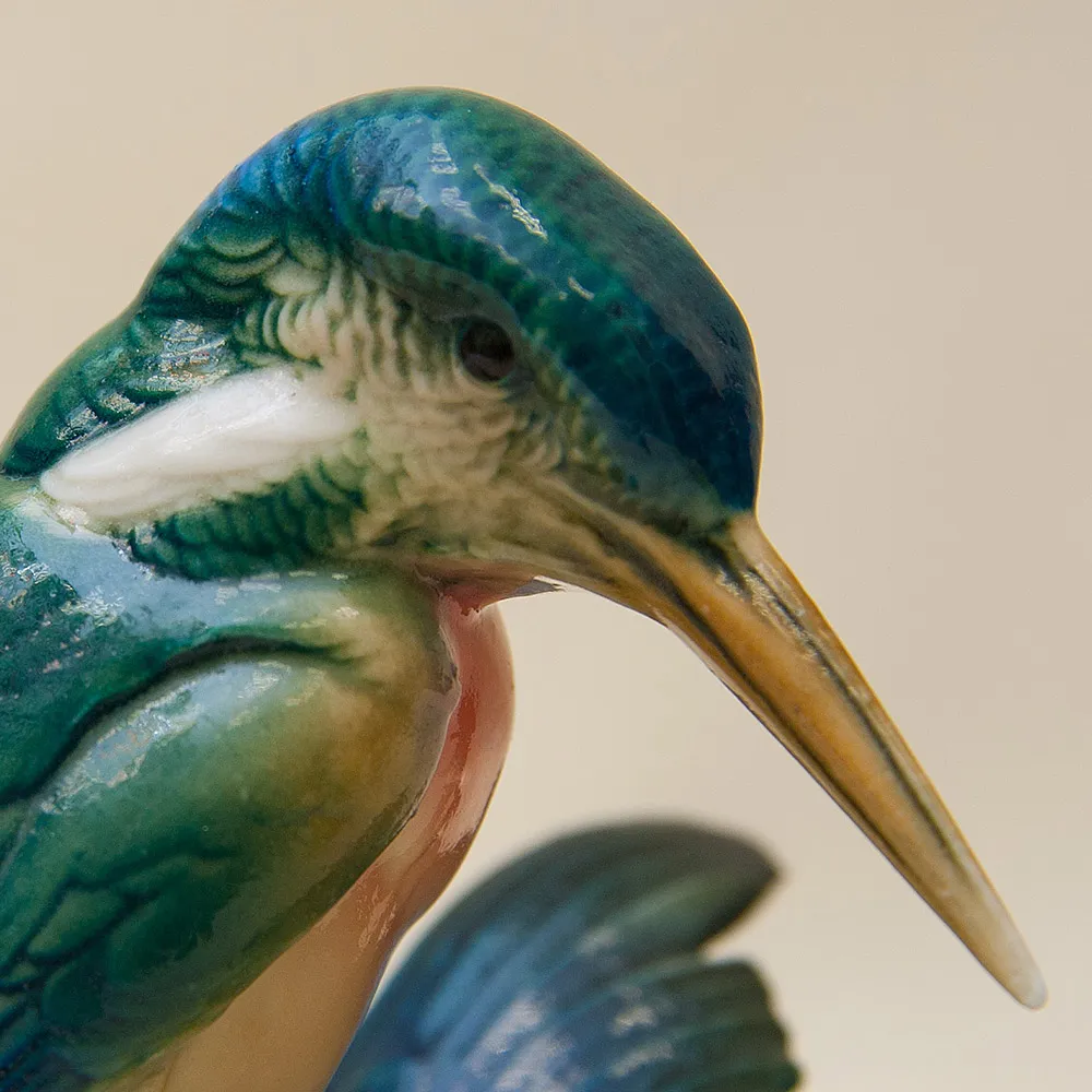 Птицы - Фарфоровая Статуэтка «Пара Зимородков», Карл Энс/ Karl Ens Германия 50гг.