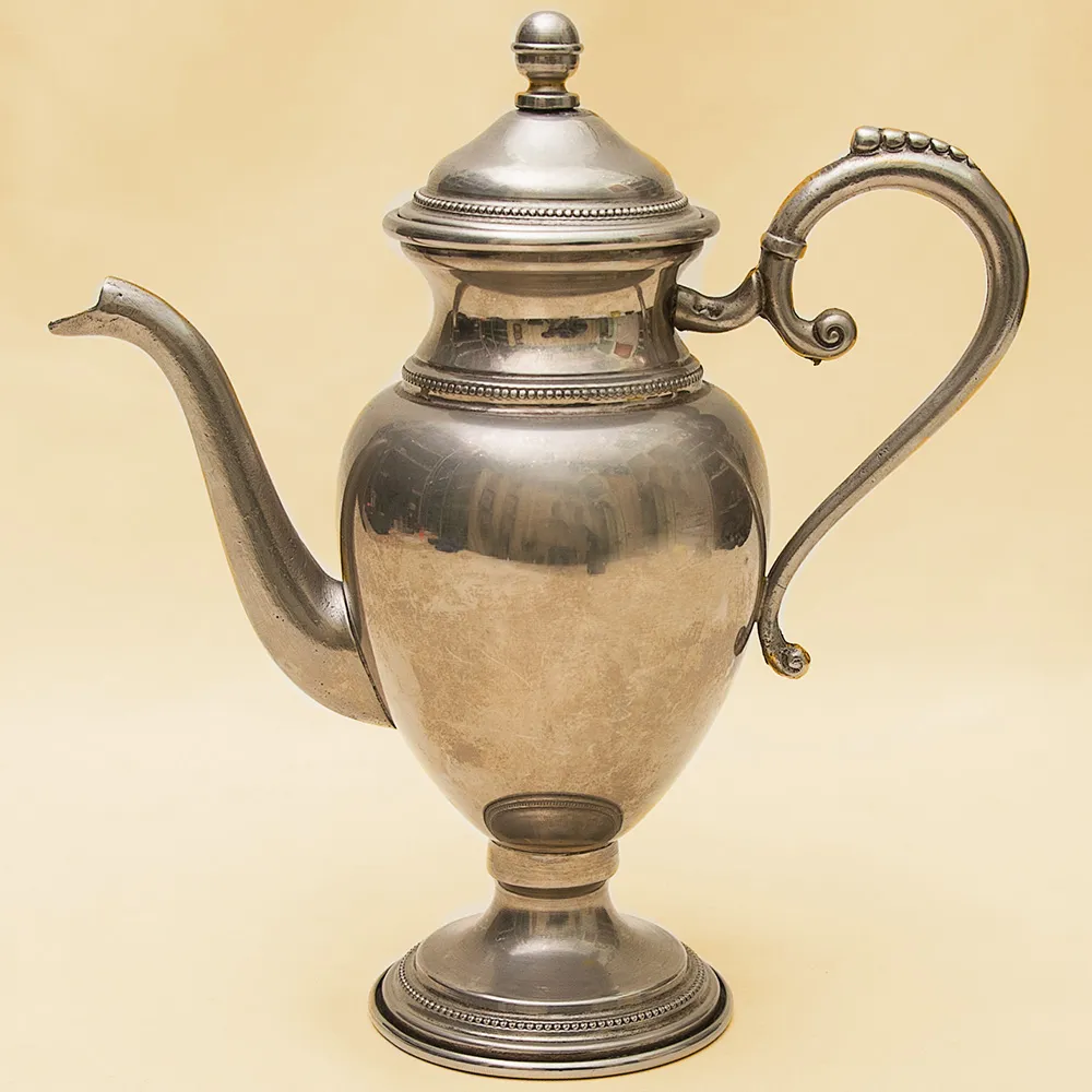 Классический Металлический Кофейник - Чайник на 0,5 литра. SHEFFIELD Англия, 50-е годы ХХ века.