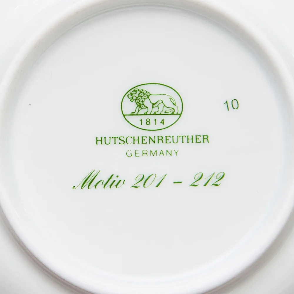 Коллекционная Кофейная пара «Октябрь» Фарфор HUTSCHENREUTHER Германия