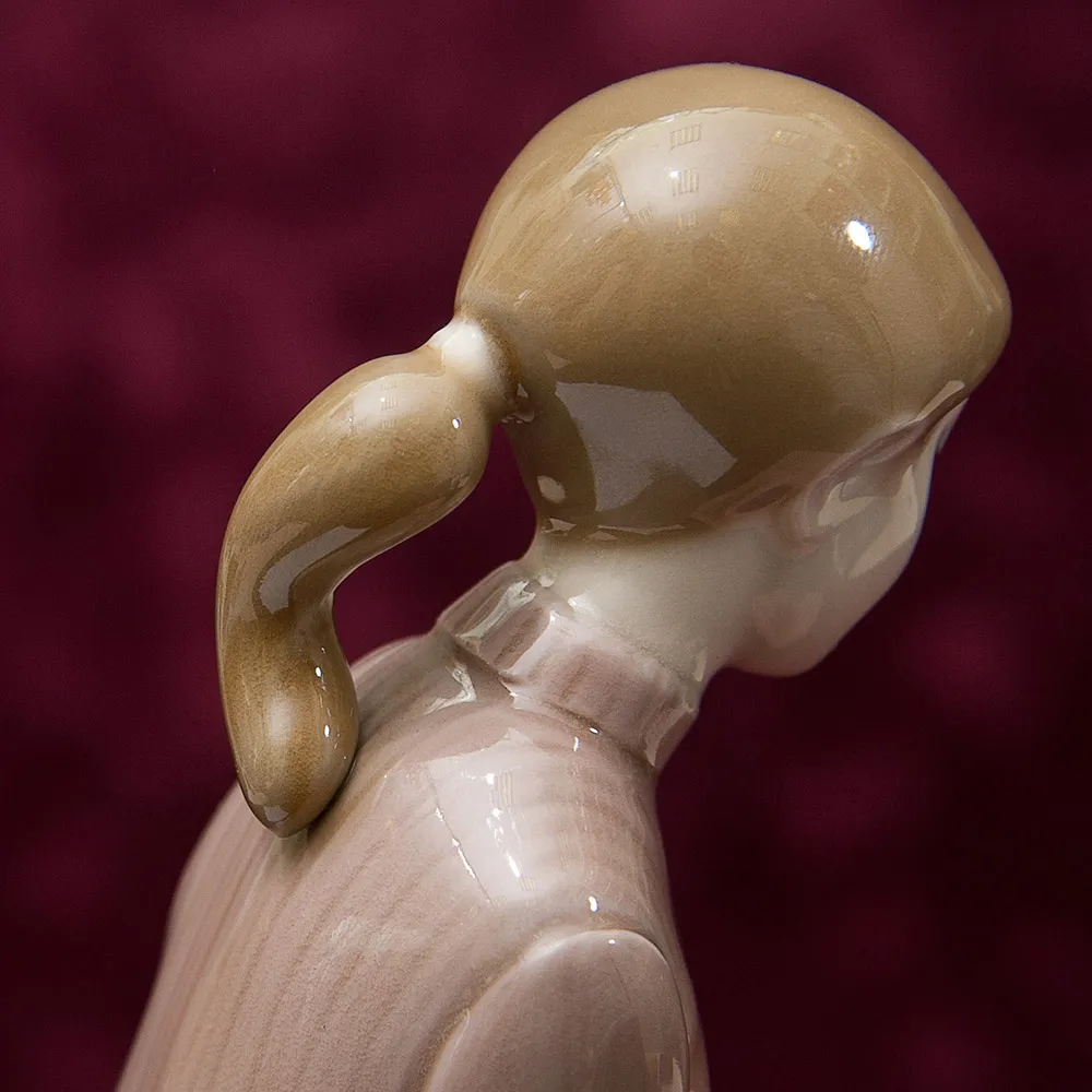 Редкая! Коллекционная Фарфоровая статуэтка «Гольфистка» Lladro, Испания - Н-28 см.