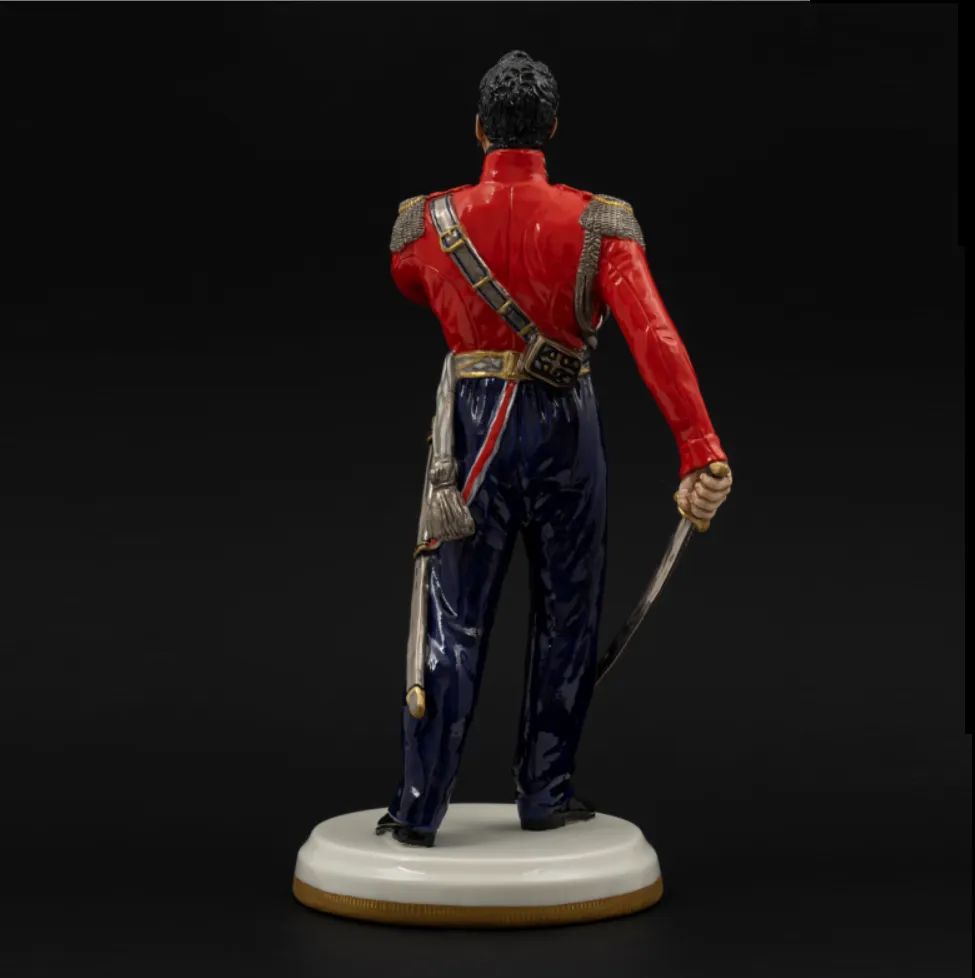 Коллекционная Авторская Статуэтка «Генералы Отечественной Войны 1812 года - Орлов-Денисов В.В.», фарфор, Россия. 