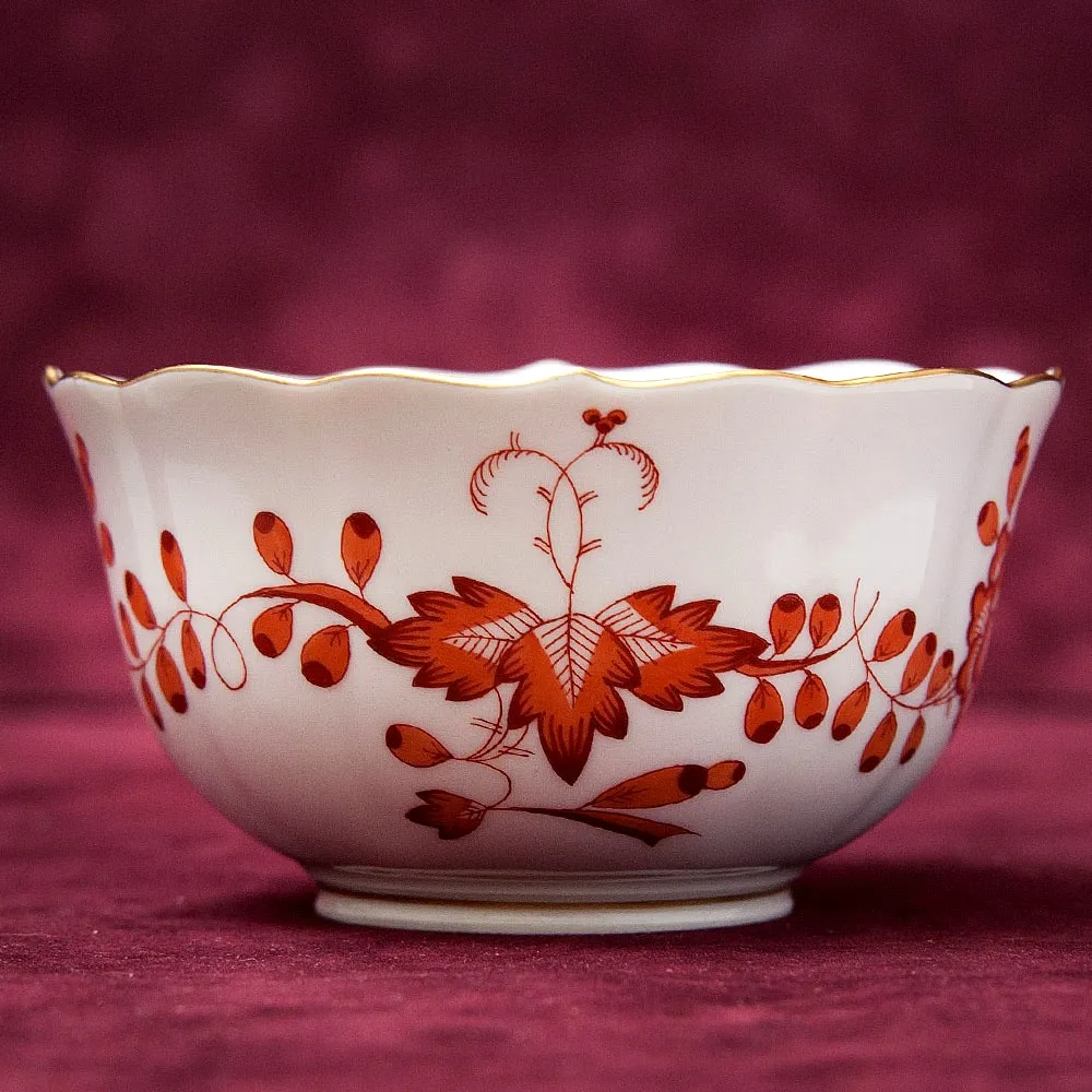 Чайный Сервиз «Индийский цветок» на 6-ть персон Фарфор MEISSEN / МЕЙСЕН Германия.