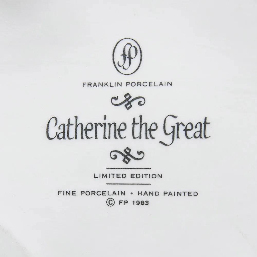 Фарфоровая статуэтка Императрица «ЕКАТЕРИНА ВЕЛИКАЯ», Franklin Porcelain, США - 1983 год.