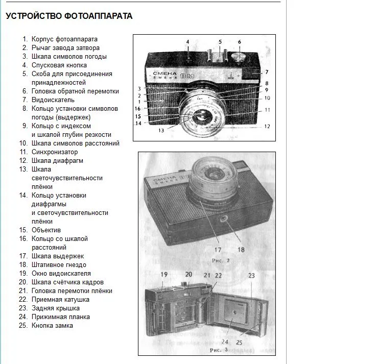 Плёночный фотоаппарат «Смена - 8М», СССР - 70-80-е годы ХХ века.