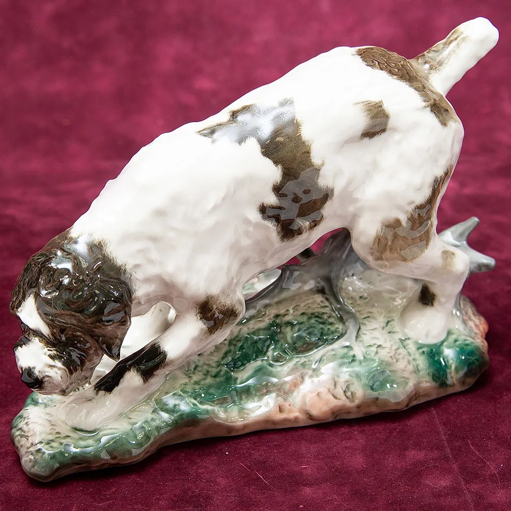 Анималистическая Фарфоровая Статуэтка «Собака. Немецкий грифон» ИФЗ, Россия -1992 год.