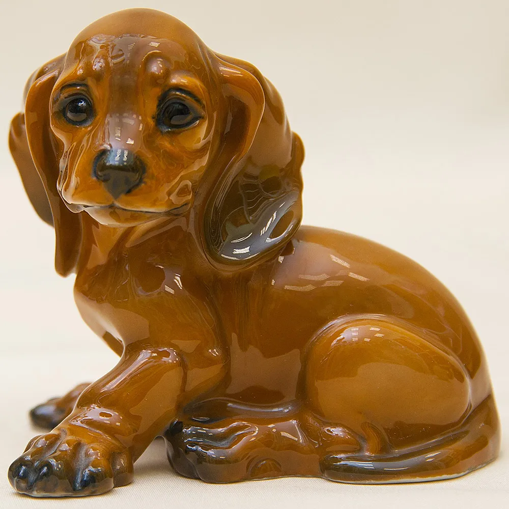 Коллекционная Статуэтка Собака, «МАЛЕНЬКАЯ ТАКСА», Фарфор ROSENTHAL, Германия -1974 год.