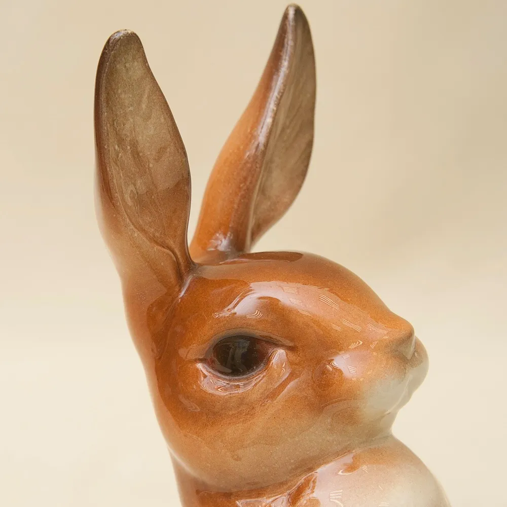 Коллекционная Фарфоровая Статуэтка «Заяц», GOEBEL, Германия - 1979 год.
