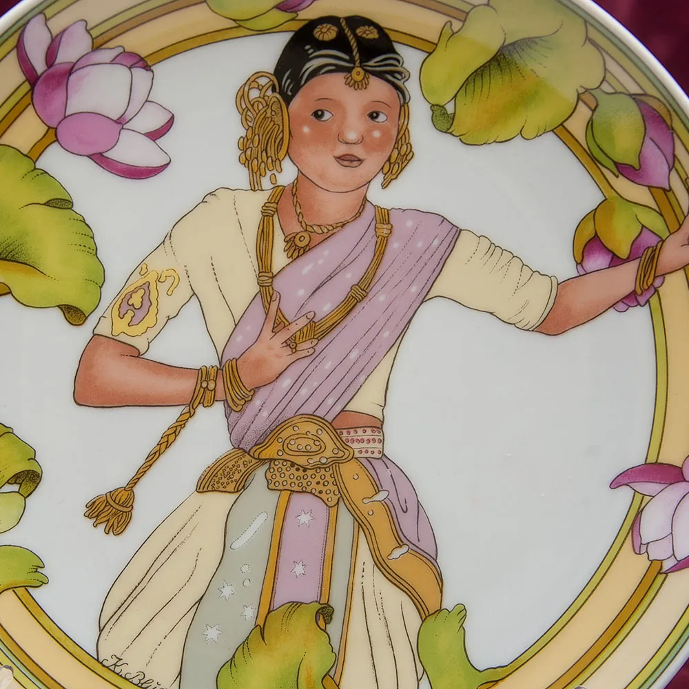 Коллекционная Тарелка «Дети Мира» - «Океания» Фарфор Heinrich Villeroy&Boch - 1977 год.