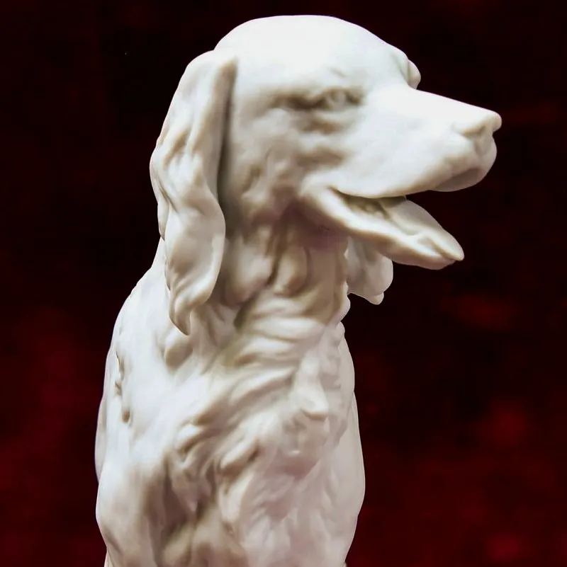 Бисквитный Фарфор Коллекционная Статуэтка «Собака - СЕТТЕР»,  Kaiser Германия - 1979 г.