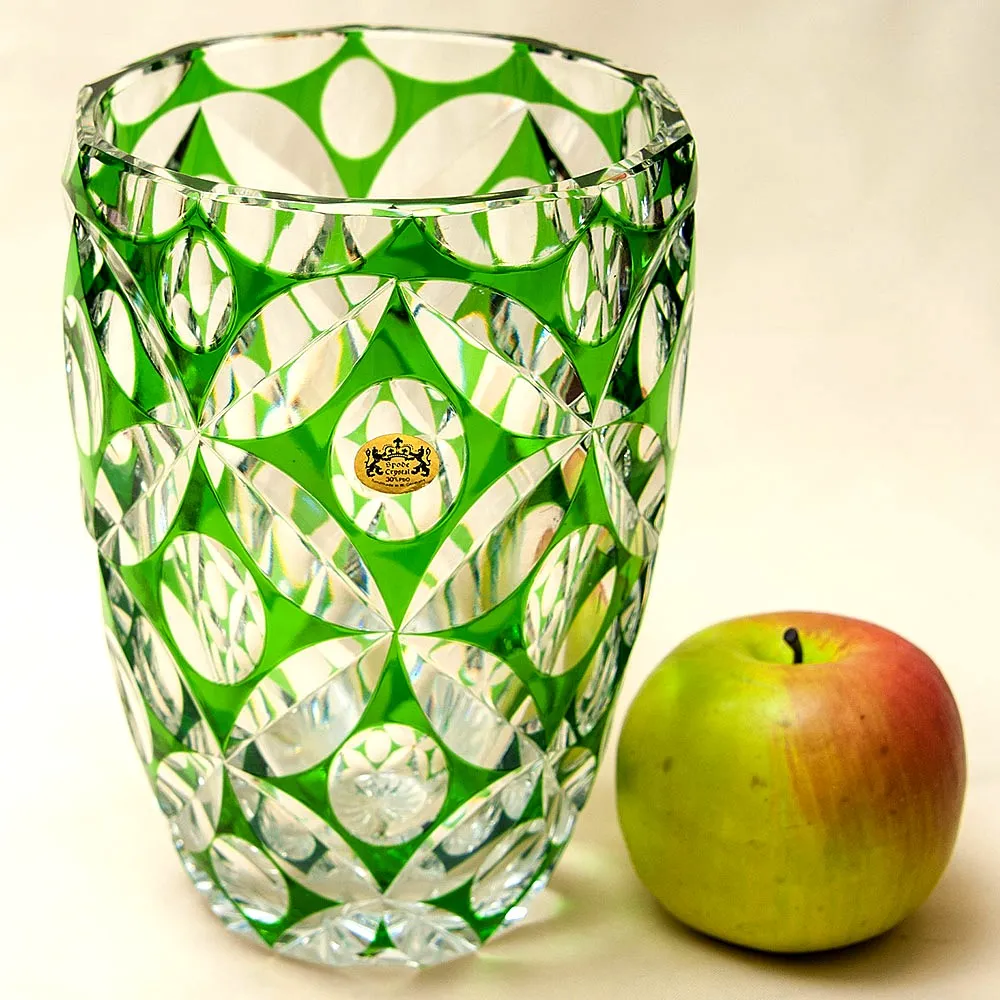 Коллекционая Хрустальная Ваза SPODE Crystal Германия 60-е годы. Н - 20 см.