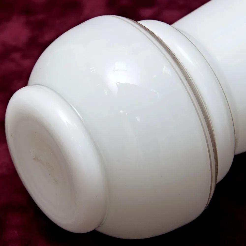 Агитационная Стеклянная Ваза «ВСХВ - Тракторист и Колхозница», Завод «Красный Май» СССР -1954 год.