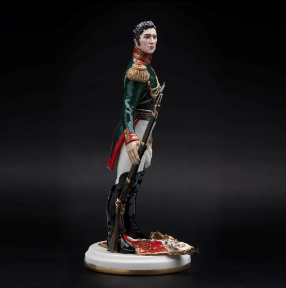 Коллекционная Авторская Статуэтка «Генералы Отечественной Войны 1812 года - Воронцов М.С.», фарфор, Россия. 