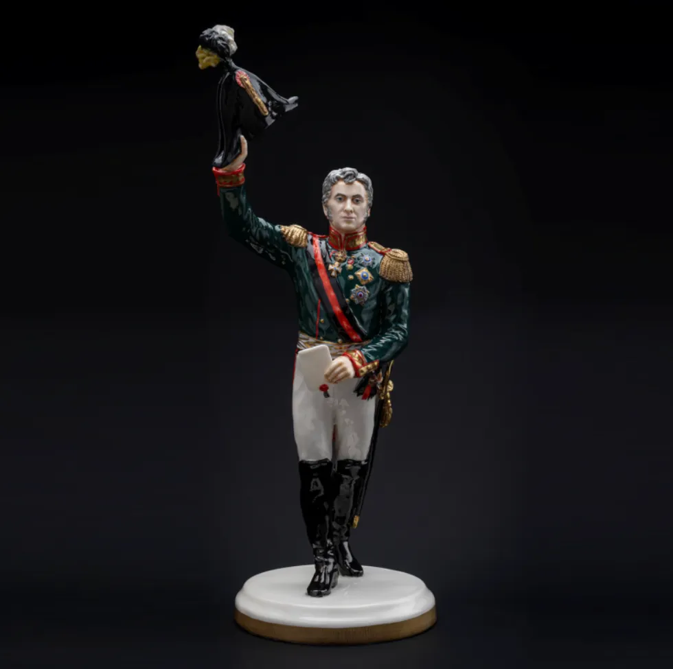 Коллекционная Авторская Статуэтка «Генералы Отечественной Войны 1812 года - Тормасов А.П.», фарфор, Россия.