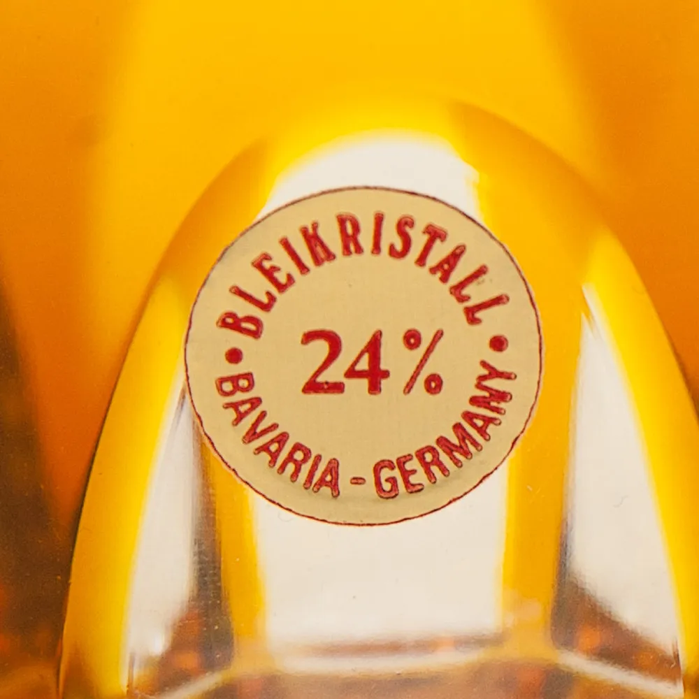 Набор для Виски Графин и 4-е Стакана серия «ANTIKA» Цветной Хрусталь, NACHTMANN Германия, 70 -е годы.