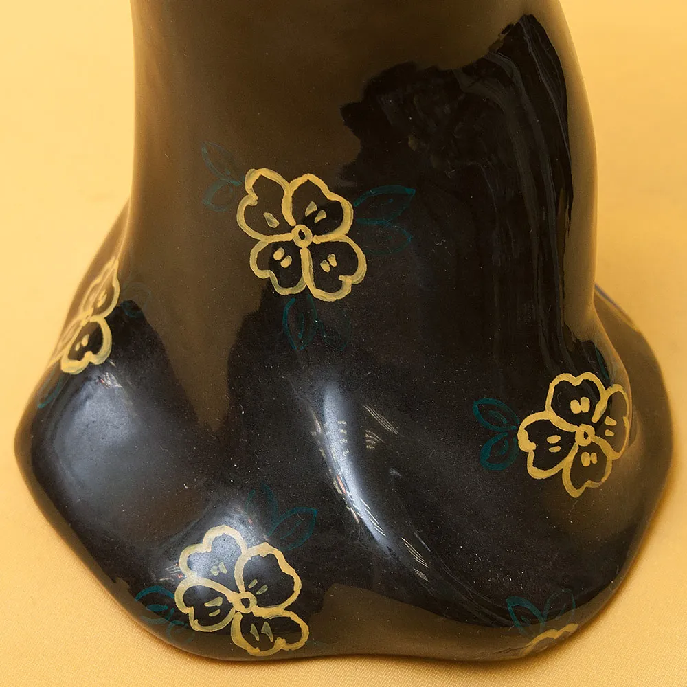 Большая Интерьерная Фаянсовая Статуэтка «Девушка с лютней», CIA MANNA Италия 50-е годы.