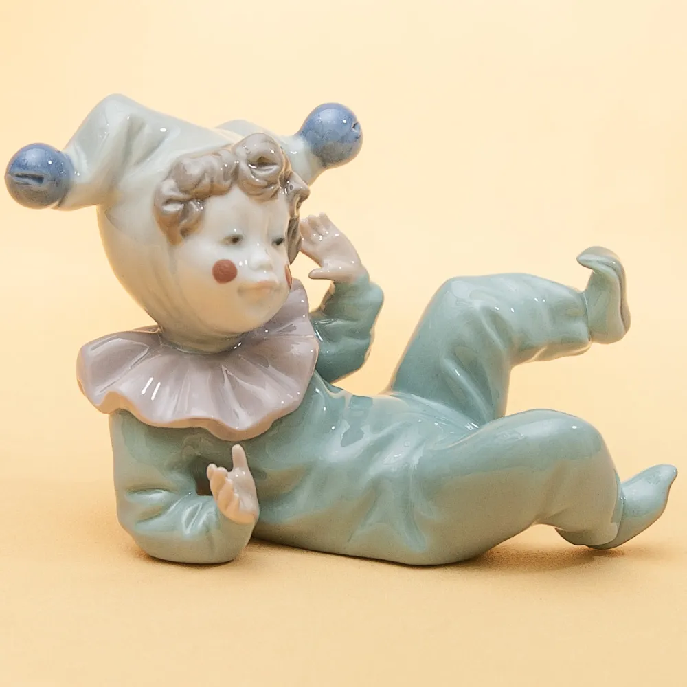 Фарфоровая статуэтка «Маленький Клоун - JANGLES». NAO by Lladro, Испания - 1988 год.