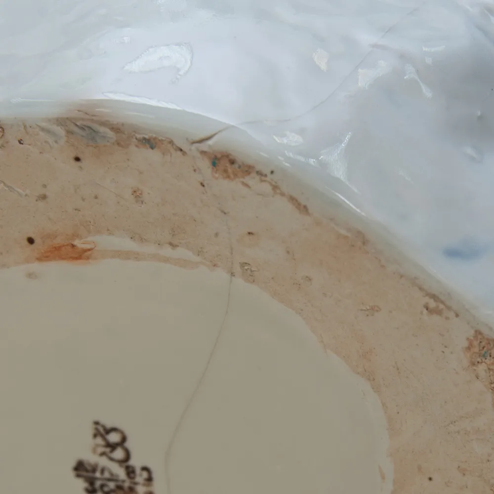 Большая Коллекционная Статуэтка «Птица - Грач», Фарфор ДФЗ Дулёво, СССР 50-е годы.