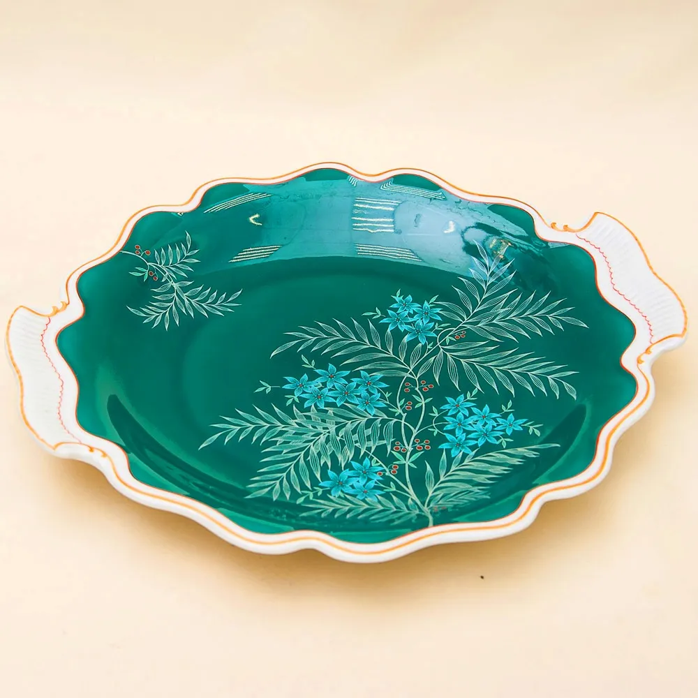 Сервировочное Блюдо - Тарелка - Поднос «Очарование» Фарфор WEIMAR Германия.