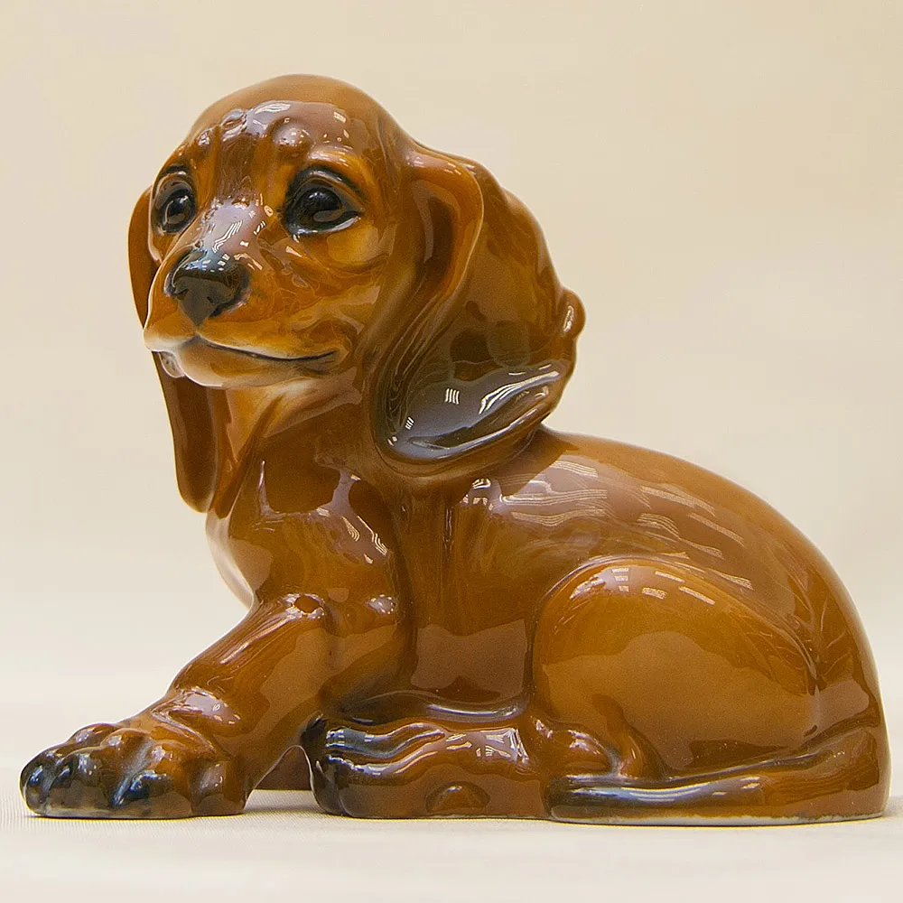Коллекционная Статуэтка Собака, «МАЛЕНЬКАЯ ТАКСА», Фарфор ROSENTHAL, Германия -1974 год.