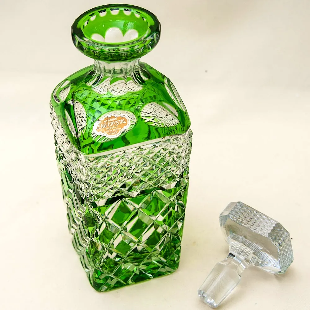 Редкость!!! Графин - Штоф из Цветного Хрусталя JOSKA BODENMAIS Германия, 50-е годы ХХ века.