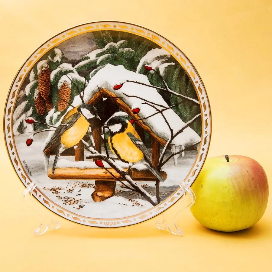 Коллекционная Тарелка «О, как ты счастлив», Фарфор, Suisse Langenthal, Швейцария -1992 год.