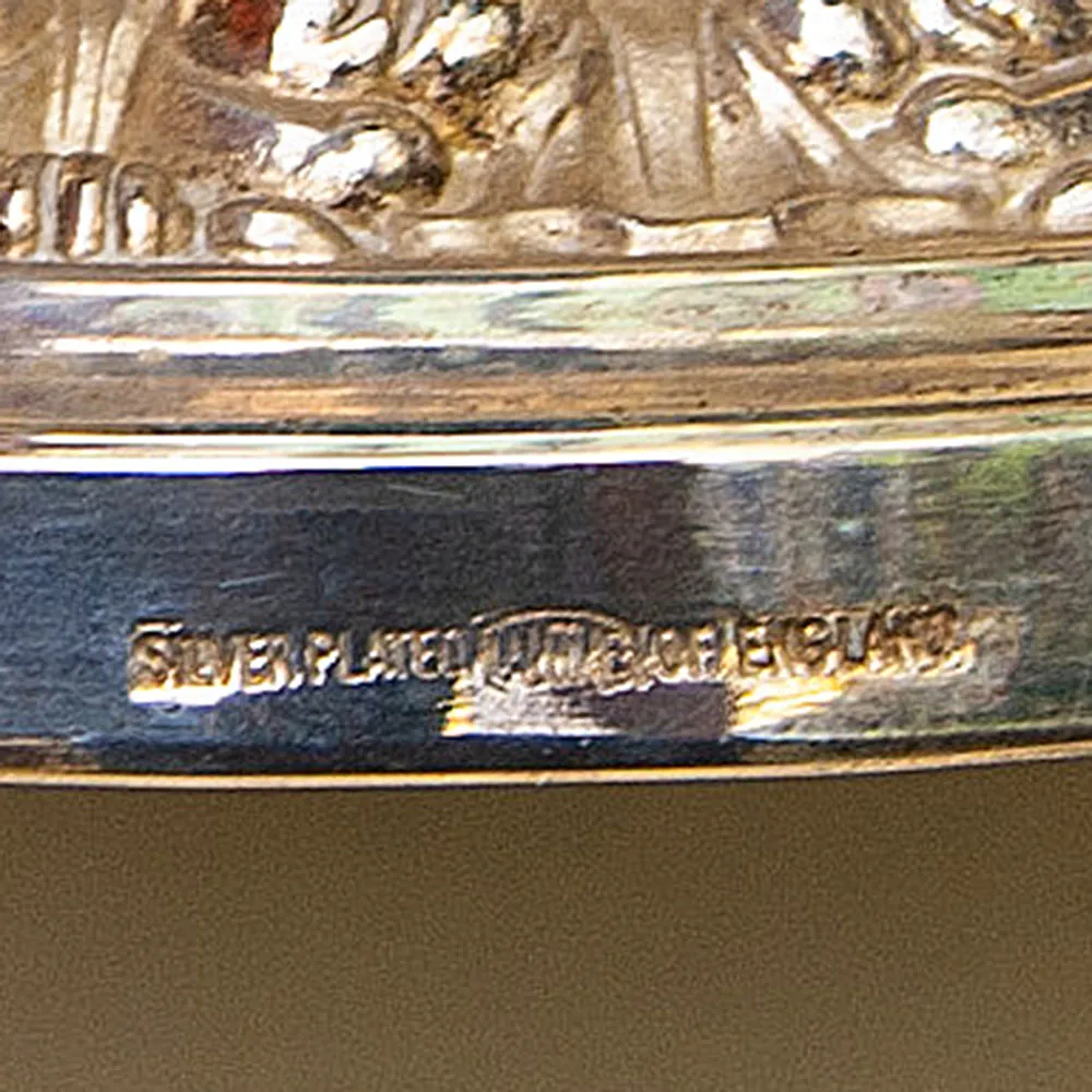Антикварная Ваза для розовых бутонов «Rose Bowl», Silverplate, SHEFFIELD Англия - первая половина ХХ века.