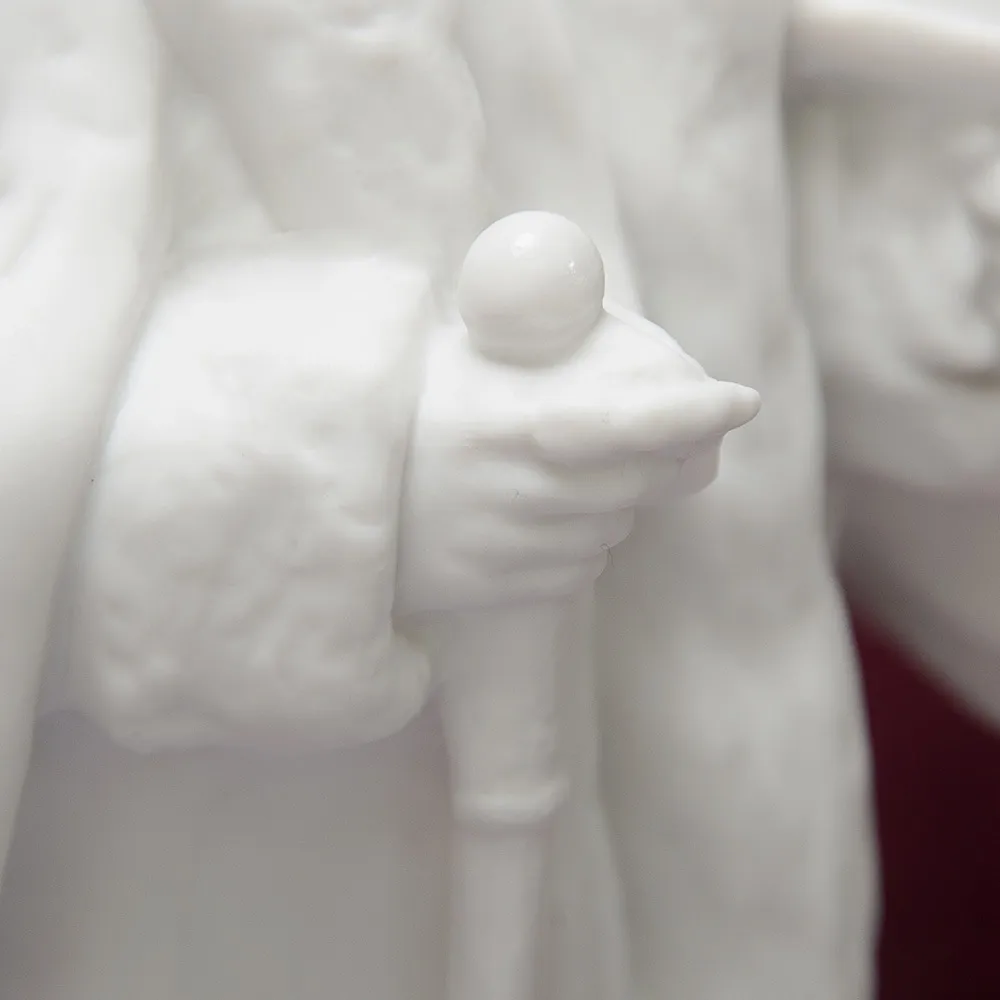 Коллекционная статуэтка "Пушкин перед дуэлью", Бисквитный Фарфор, СССР ДФЗ Вербилки, 30-е гг.